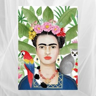 ppd Frida Kahlo - postkaart