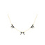 Yehwang Juwelen  Beaded bows ketting - goud