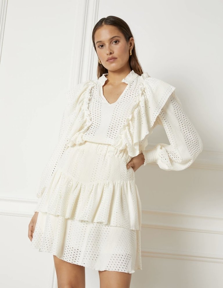 Refined department Mikki skirt - white broidery