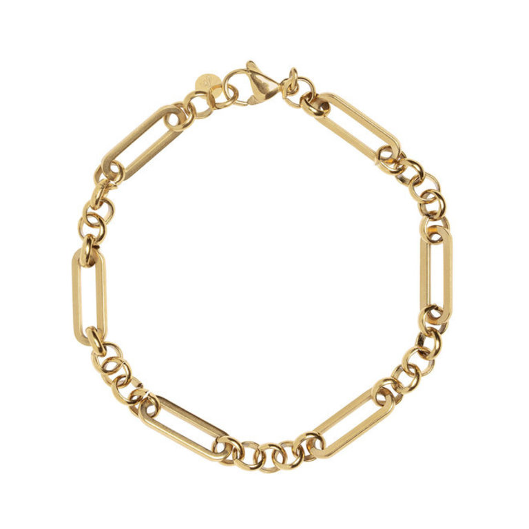 Madam the label Armband chain jasseron goud