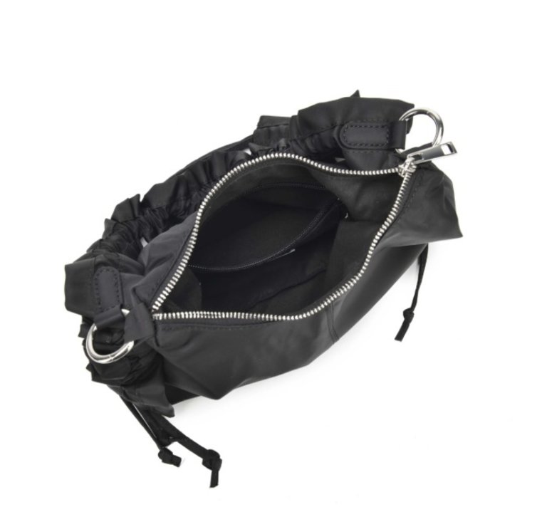 Núnoo Bags Dandy wrinkle recycled nylon - Black