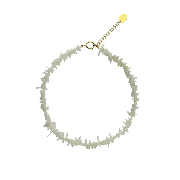 Babs the label Ocean necklace - white