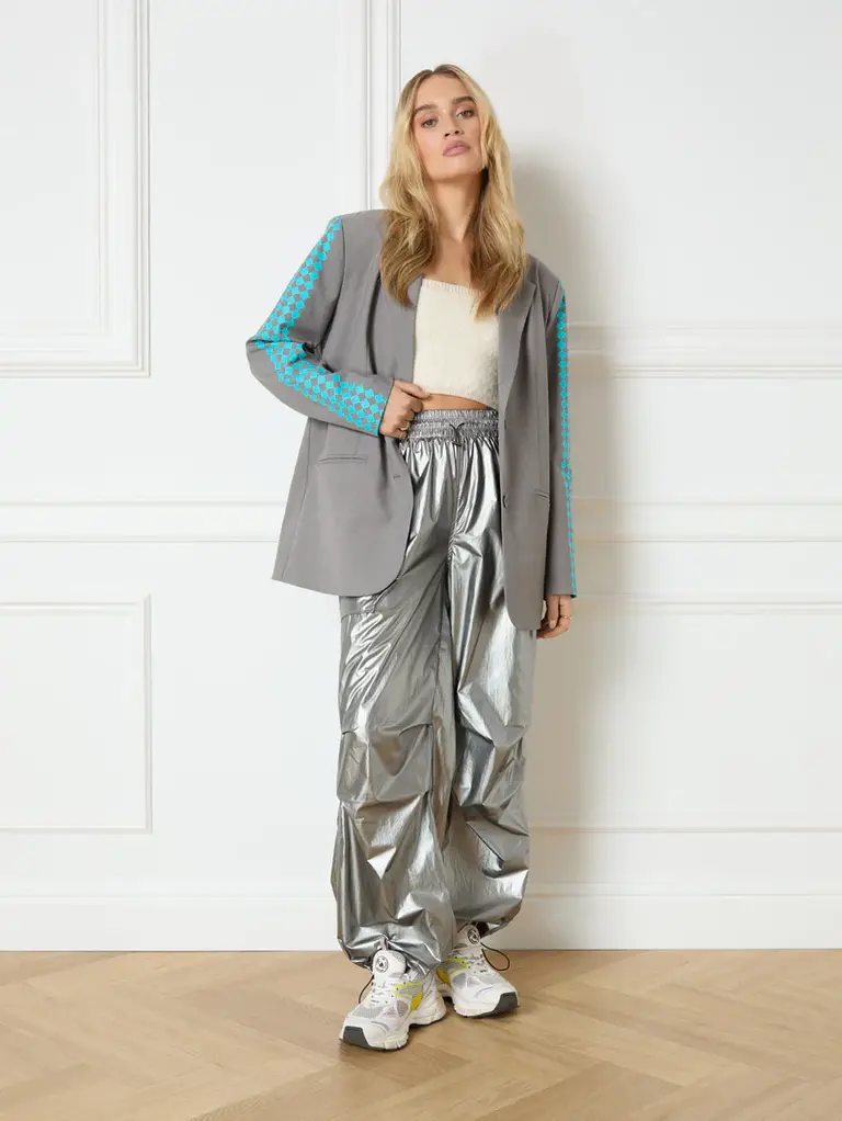 Refined department Bodi oversized blazer - light grey