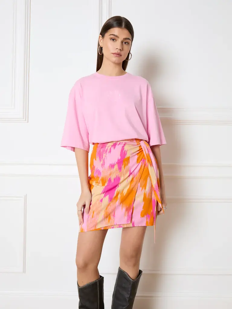 Refined department Estelle wrap skirt - pink