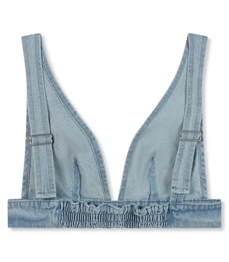 Refined department Sel denim bralette