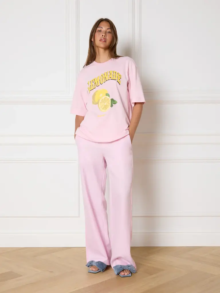 Refined department Bruna lemonade shirt - soft pink