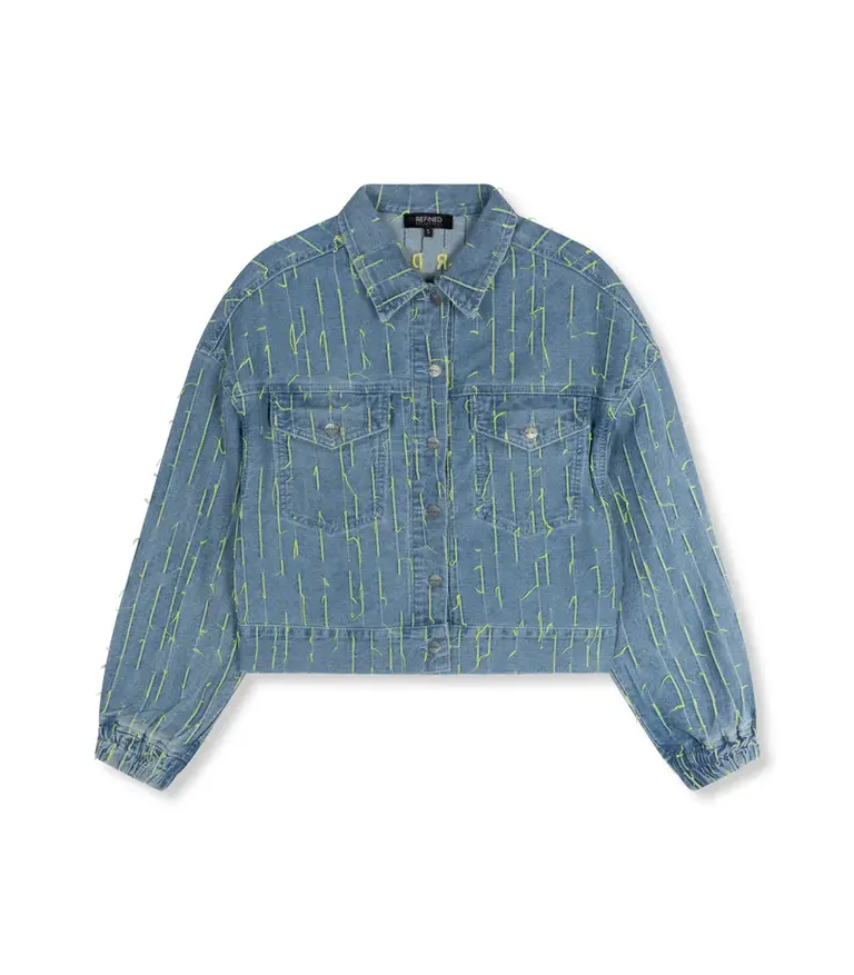 Refined department Bloom denim jacket