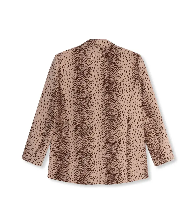 Refined department Bodi leopard blazer