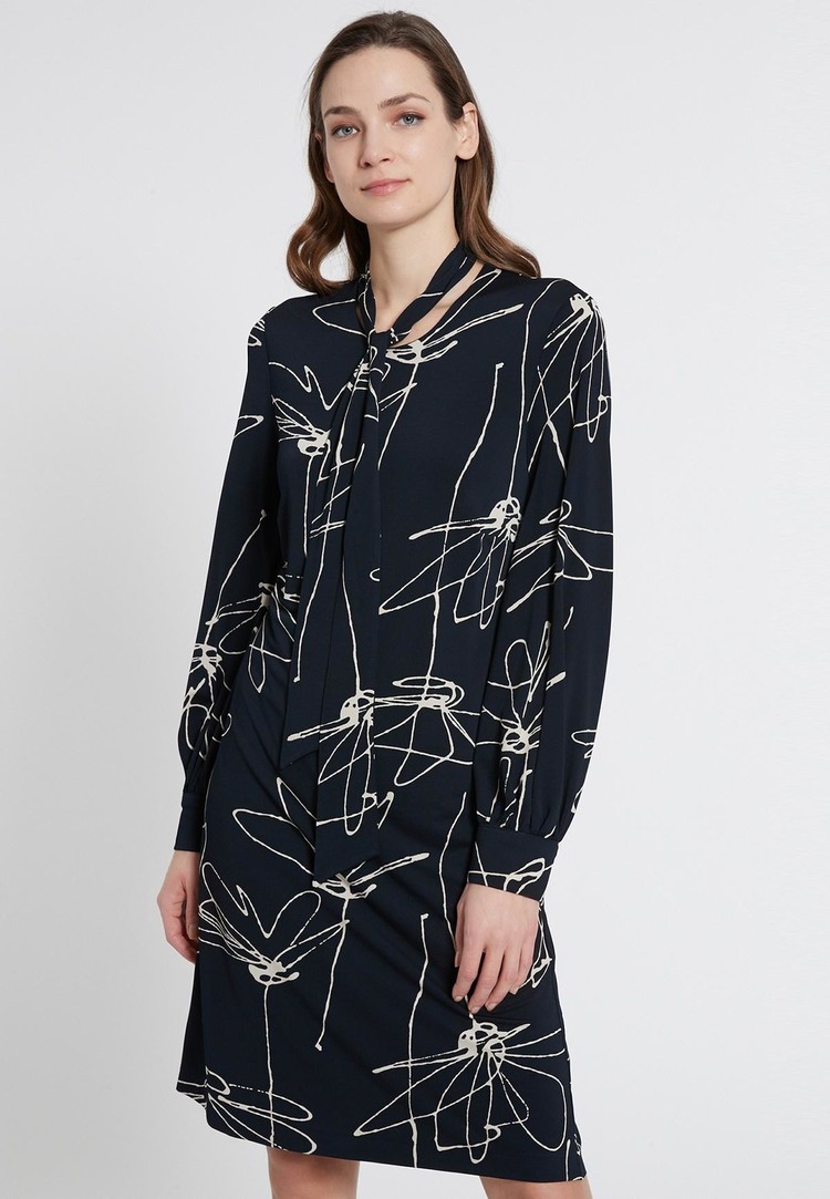 Ana Alcazar Jurk Enja blauw Ana Alcazar