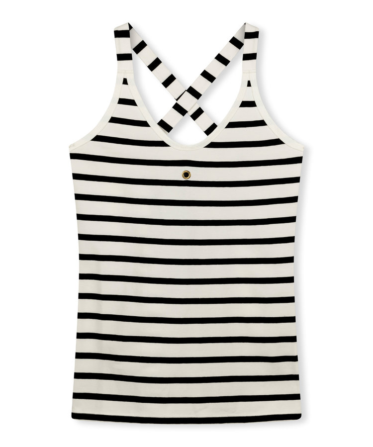 10DAYS Wrapper stripe ecru black 10Days