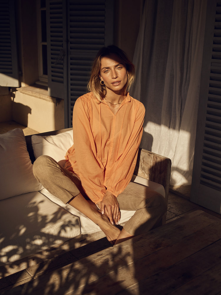 Mos Mosh Eisa cotton blouse copper tan Mos Mosh