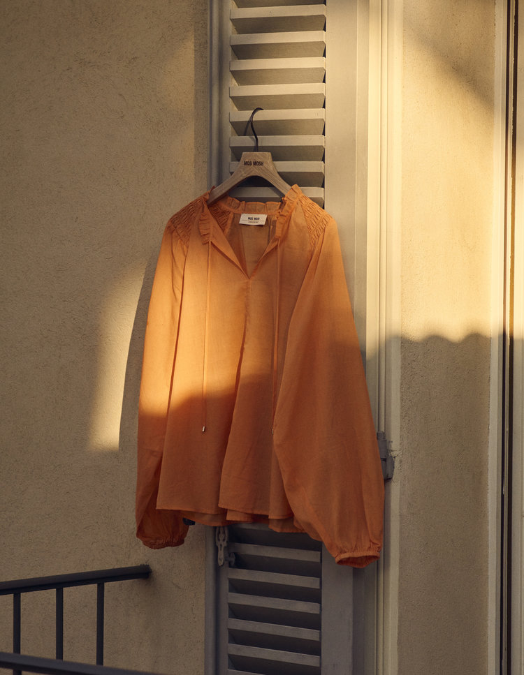 Mos Mosh Eisa cotton blouse copper tan Mos Mosh