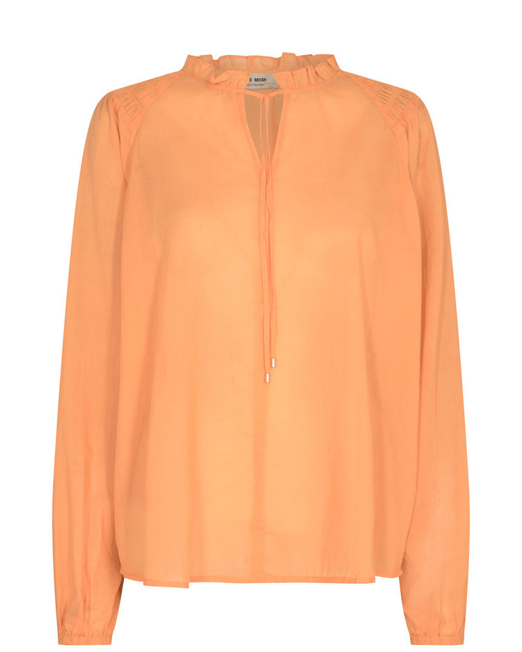 Eisa cotton blouse copper tan Mos Mosh