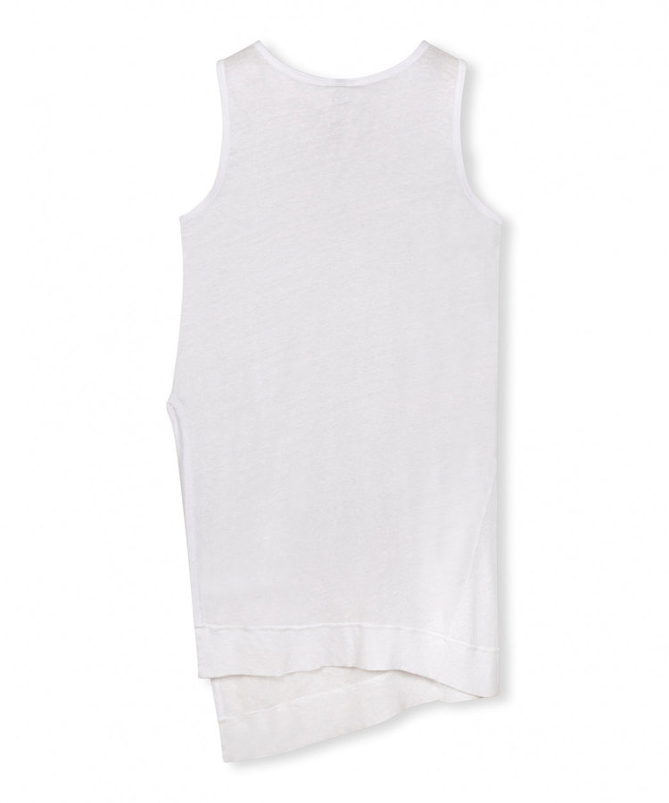 10DAYS Asymmetric tunic white 10Days