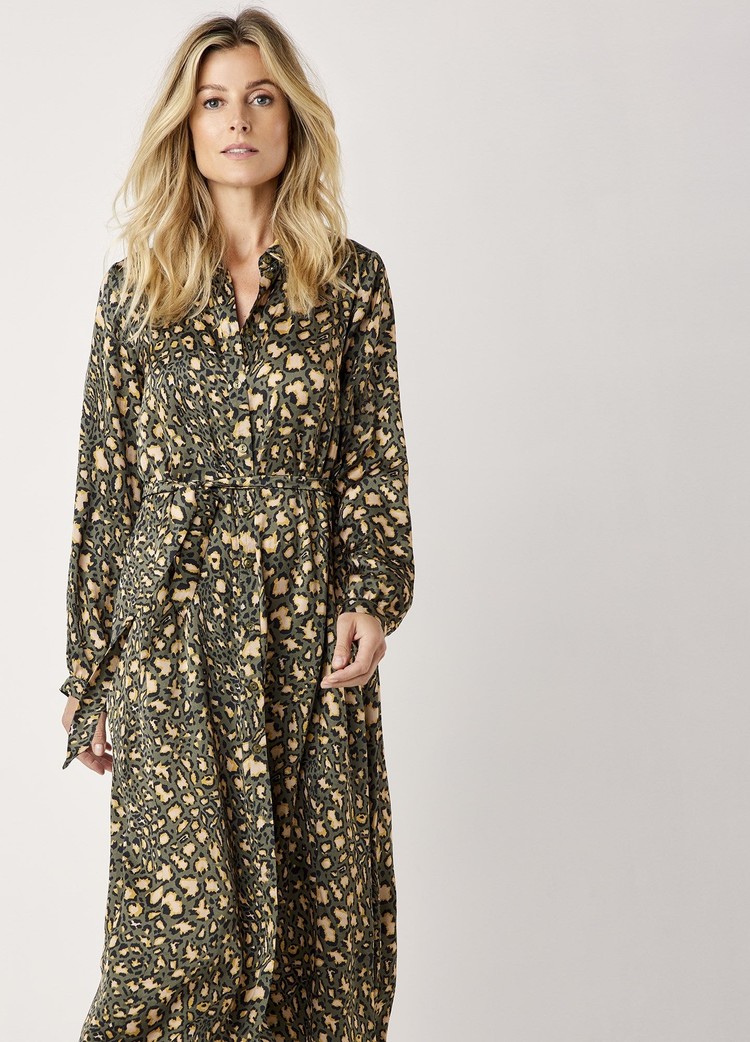 Summum Woman Dress fancy animal ivy green Summum Woman