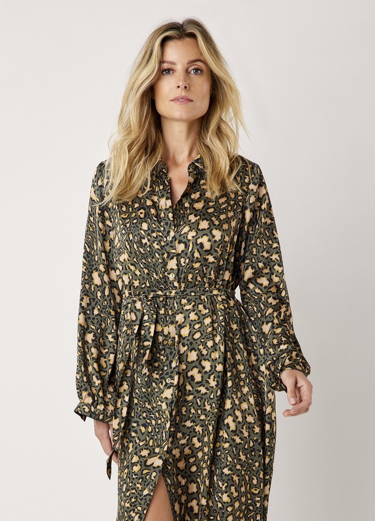 Summum Woman Dress fancy animal ivy green Summum Woman