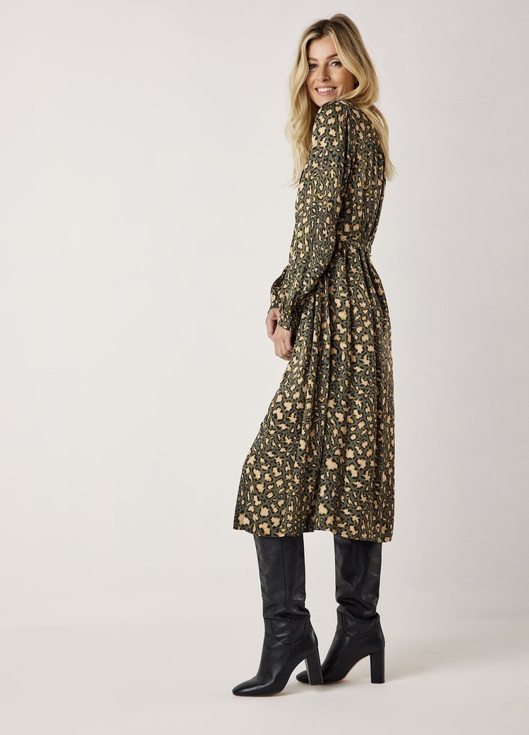 Summum Woman Dress fancy animal ivy green Summum Woman