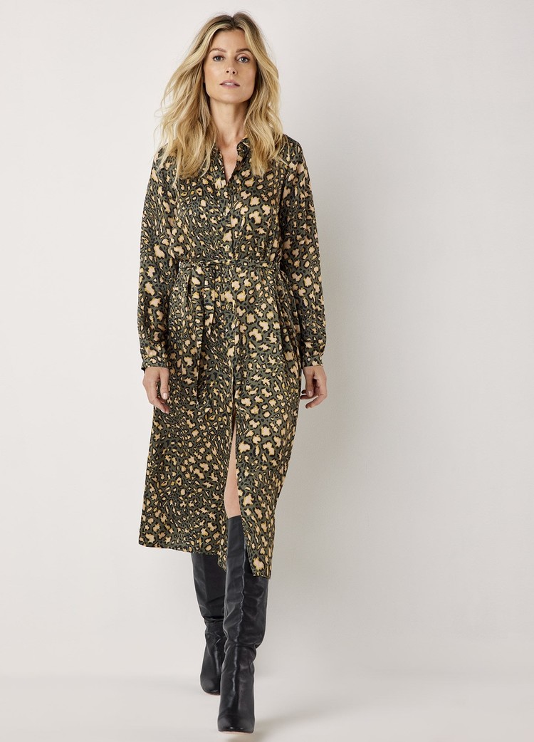 Summum Woman Dress fancy animal ivy green Summum Woman