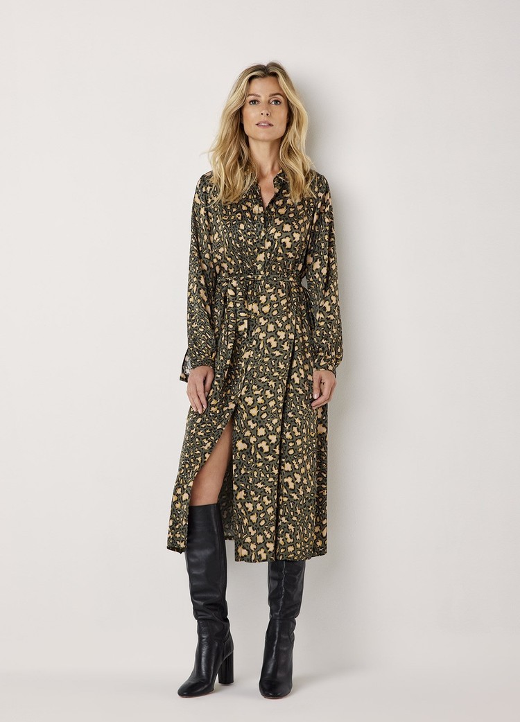 Summum Woman Dress fancy animal ivy green Summum Woman