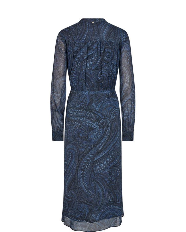 Mos Mosh Hania paisley dress salute navy Mos Mosh