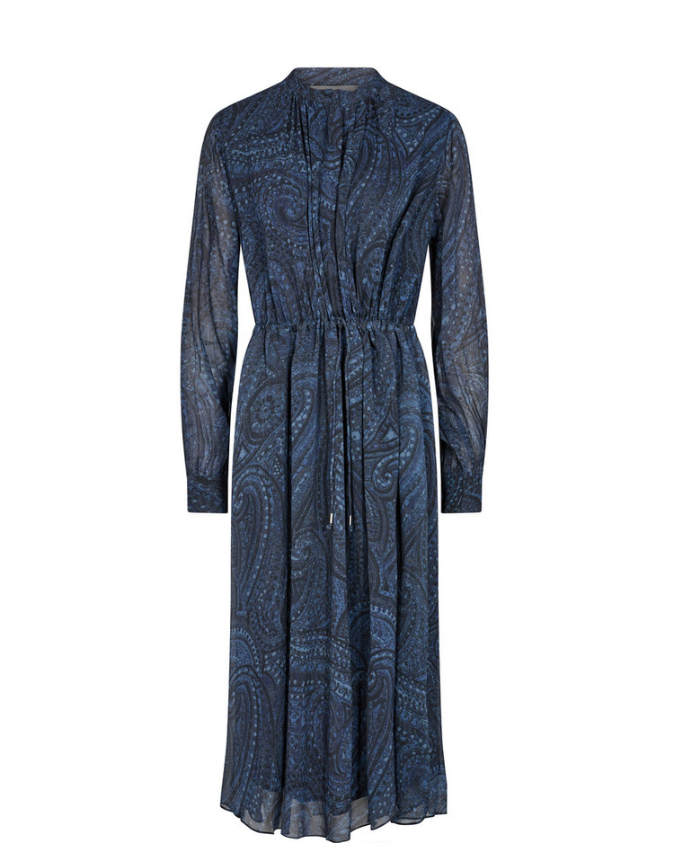 Mos Mosh Hania paisley dress salute navy Mos Mosh