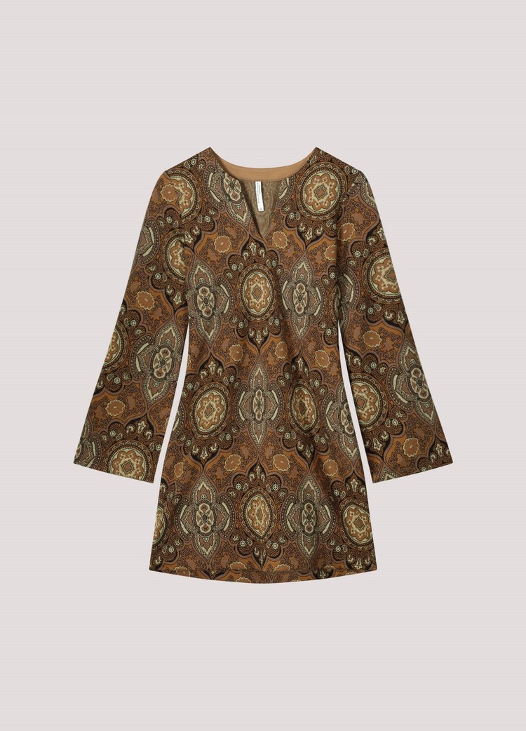 Summum Woman Dress paisley jacquard multicolour Summum Woman