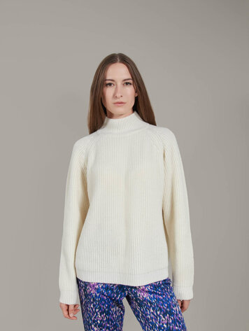 Kayla turtle pullover ivory