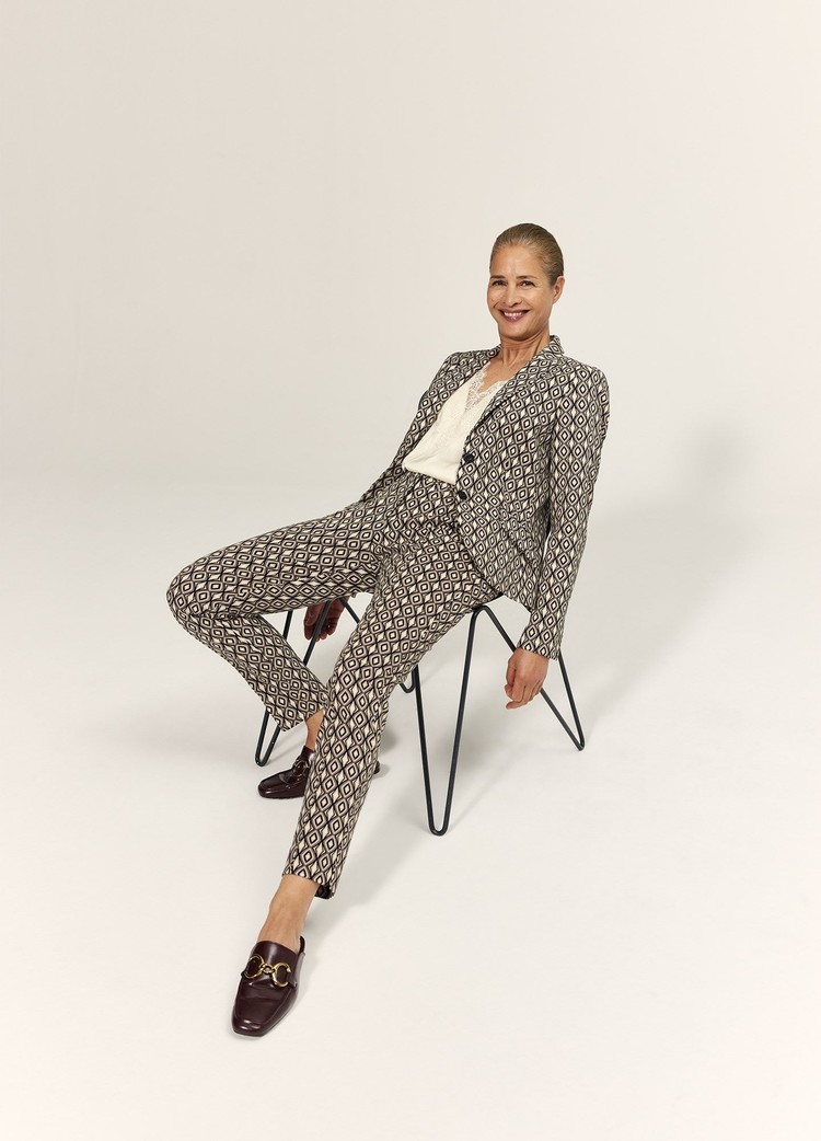 Summum Woman Blazer all over print multicolour Summum Woman