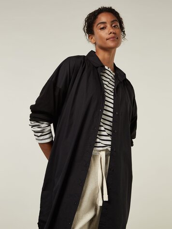 10DAYS The poplin shirt black