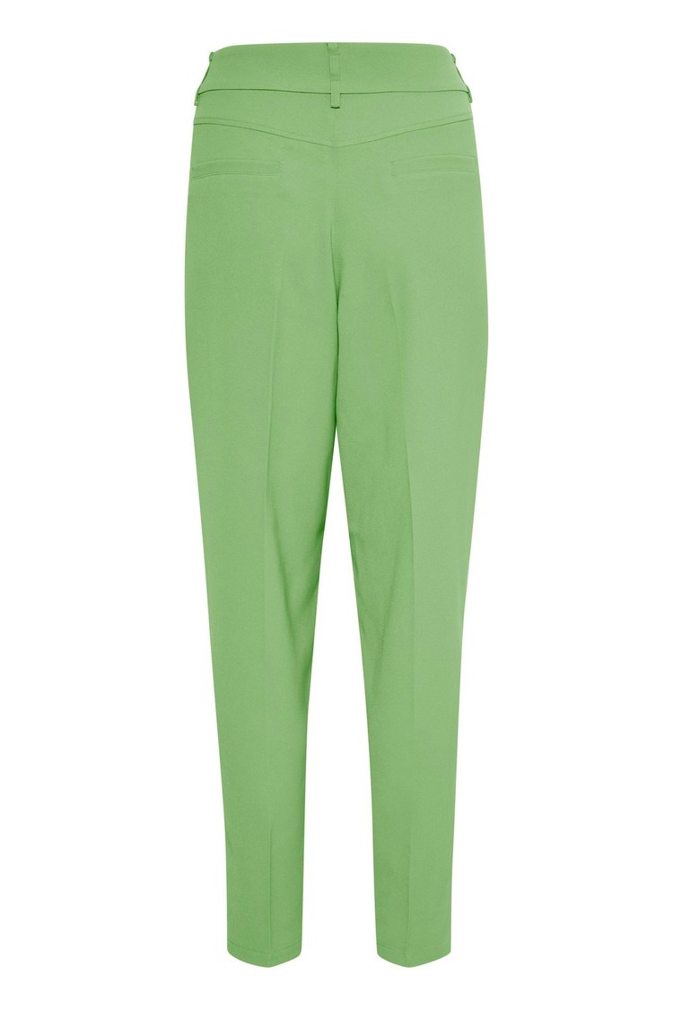 Cream CRSaga ankl pant - mom fit flourite green Cream