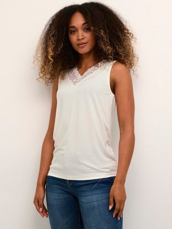 Cream Trulla top snow white