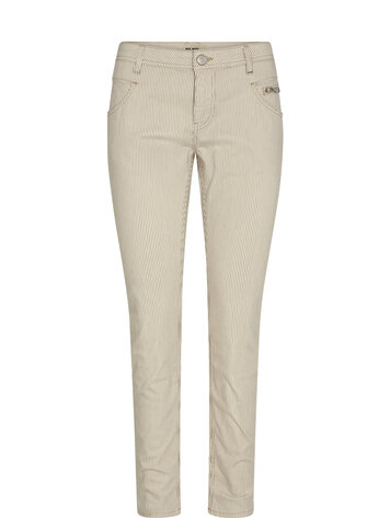 Nelly stripe pant twill, ankle