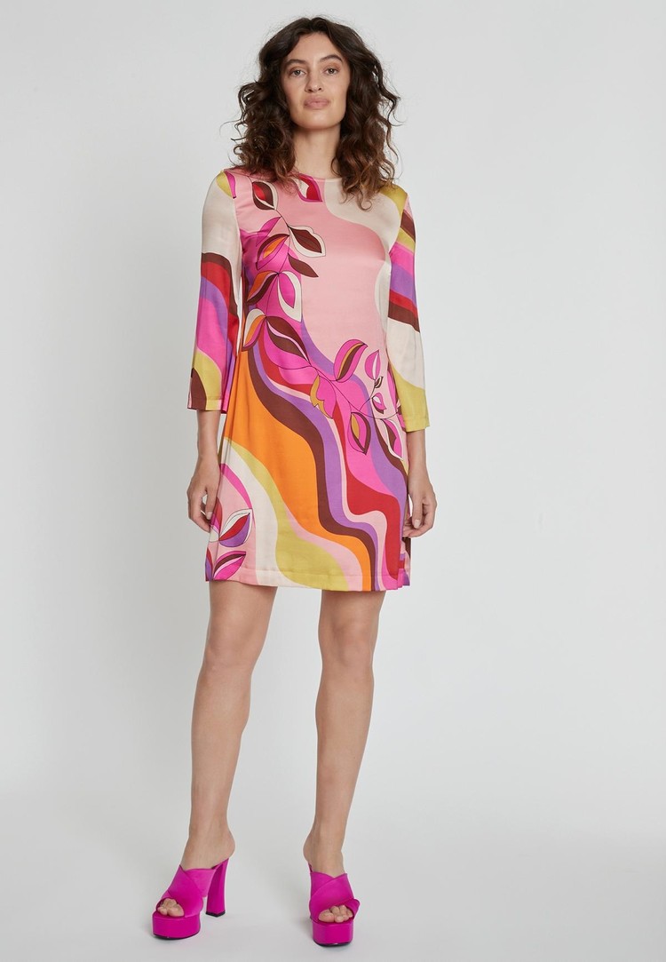 Ana Alcazar Mini jurk Katuna multicolour Ana Alcazar