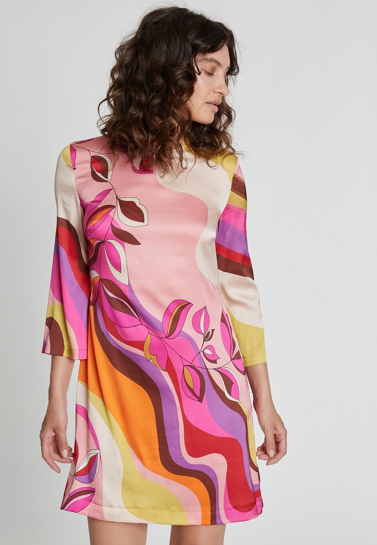 Ana Alcazar Mini jurk Katuna multicolour Ana Alcazar