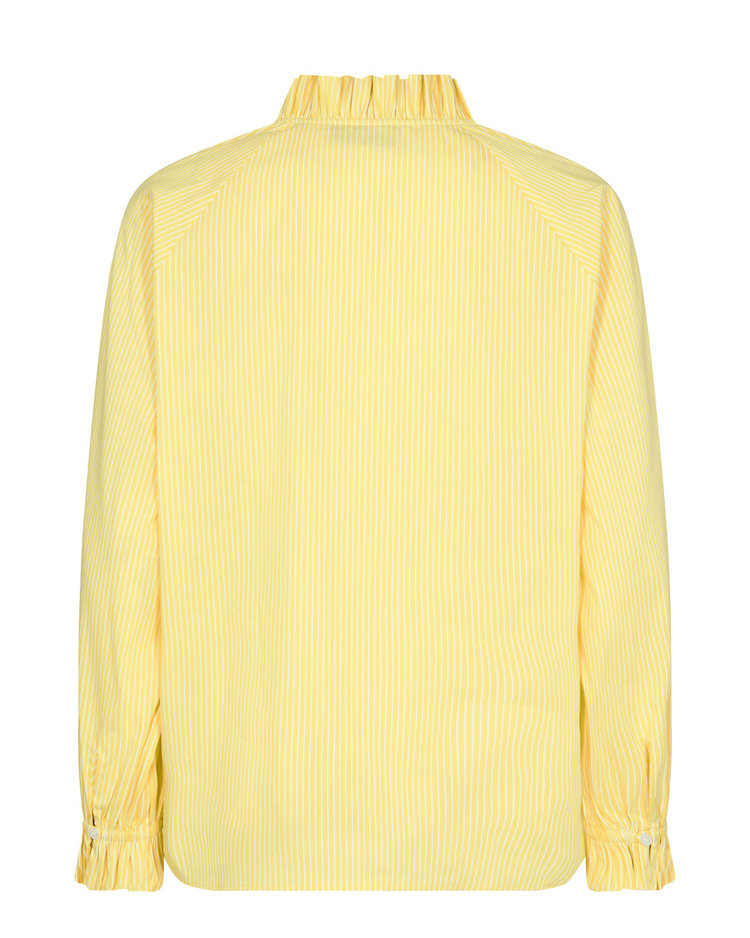 Mos Mosh MMAmelia stripe blouse yellow plum Mos Mosh