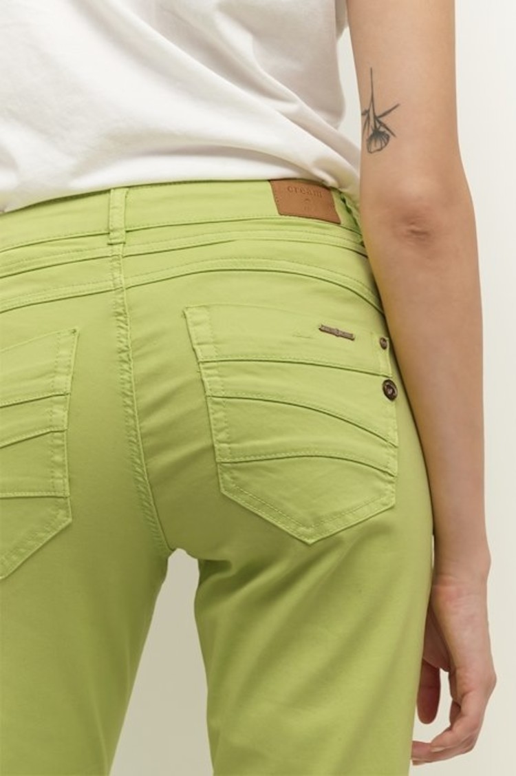 Cream CRLotte 7/8 bootcut - coco fit wild lime Cream
