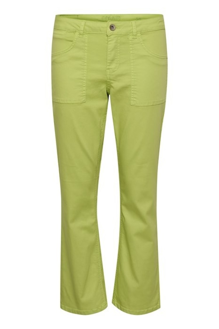 Cream CRLotte 7/8 bootcut - coco fit wild lime Cream