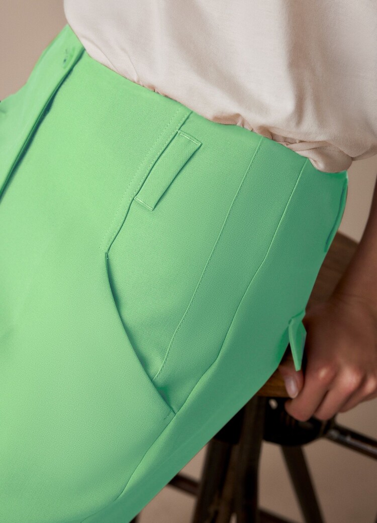 Summum Woman Trousers high waist soft foam soft emerald Summum Woman