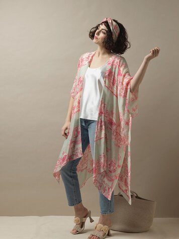 Throwover Ancient Columns Pink