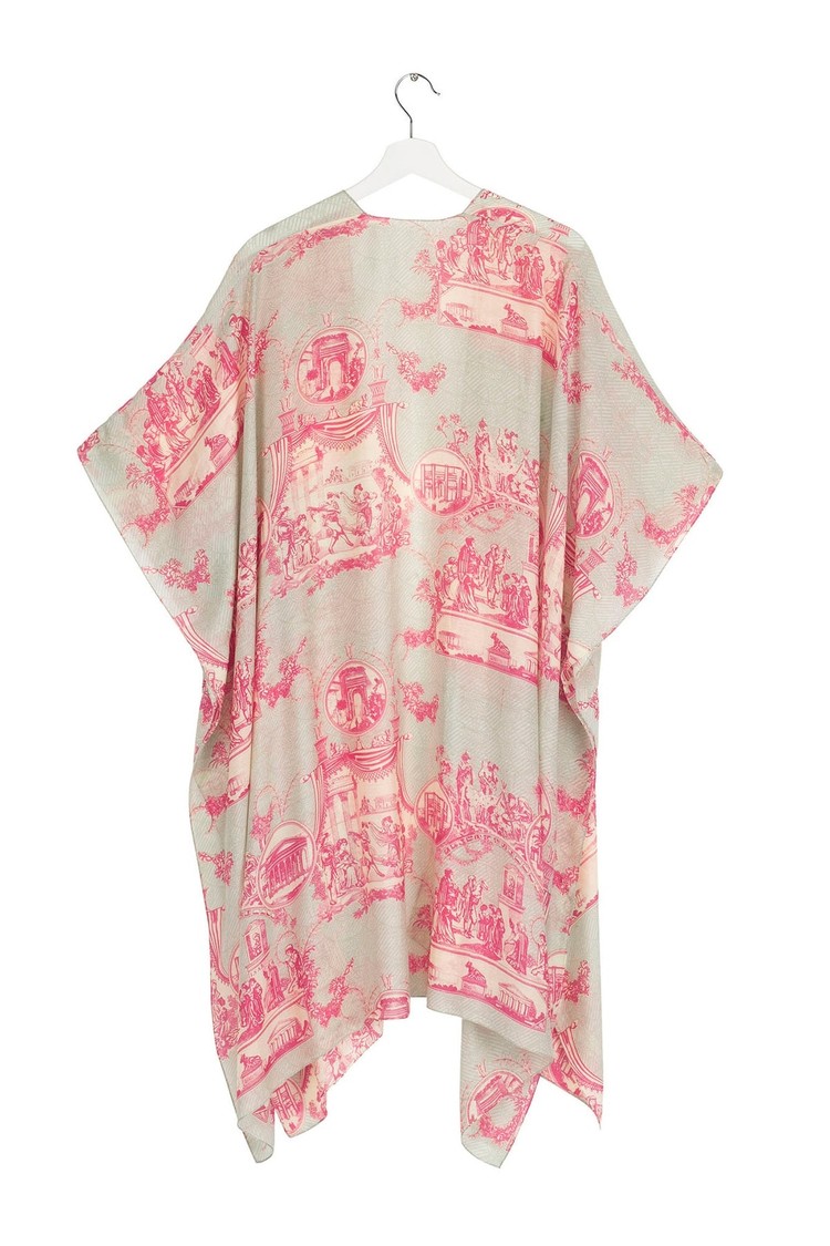 Throwover Ancient Columns Pink One Hundred Stars