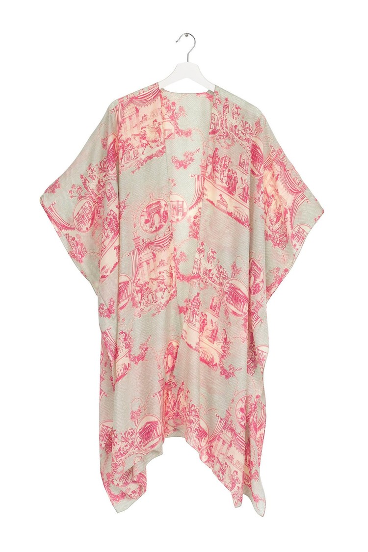 Throwover Ancient Columns Pink One Hundred Stars