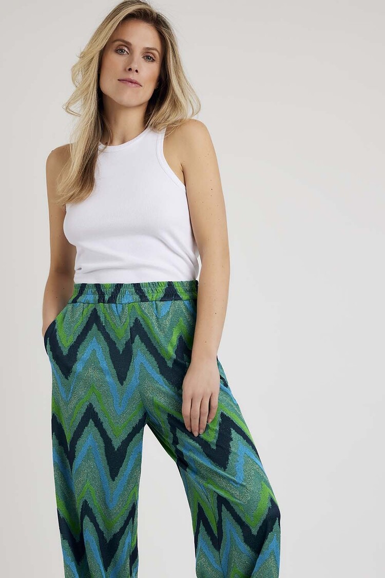 Isabel weaves pants cobalt Corel