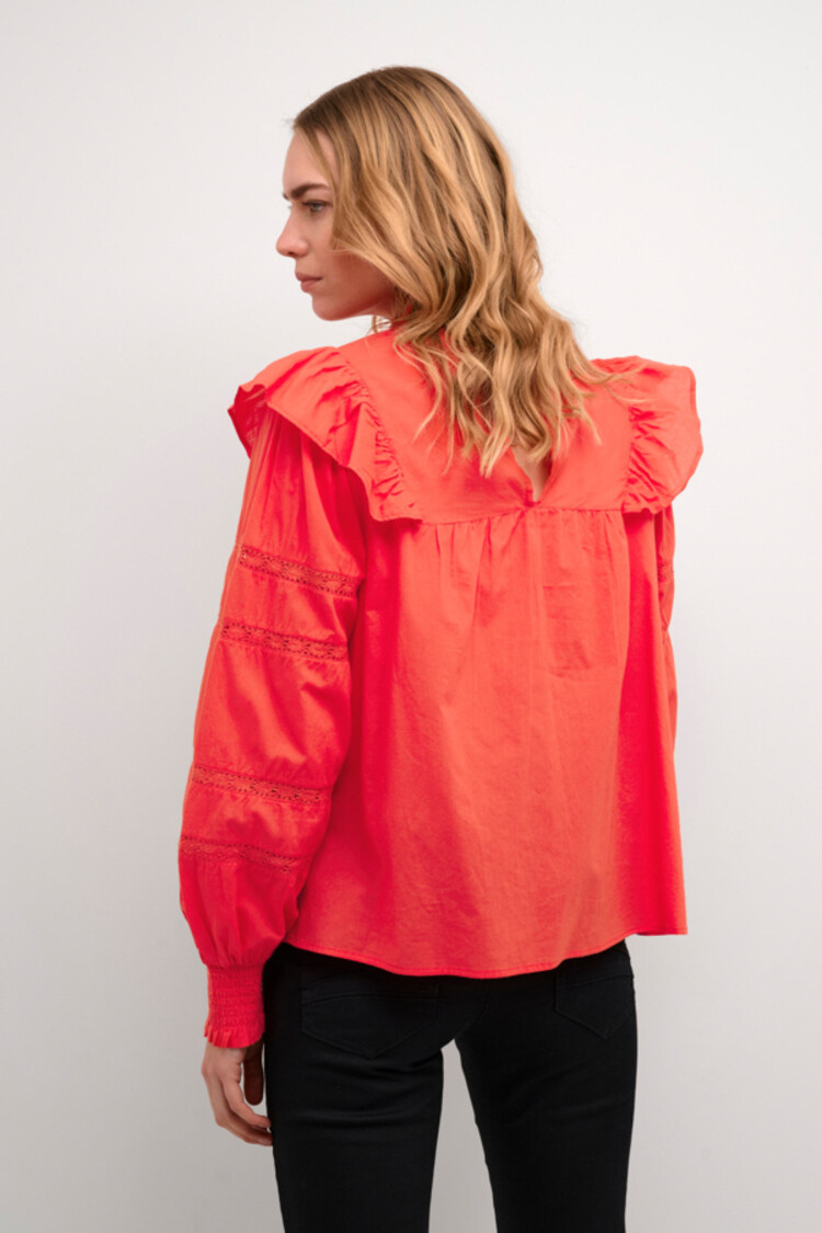 Cream CRRola blouse poppy red Cream