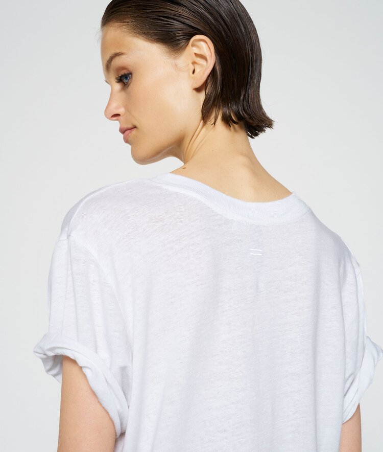 10DAYS V-neck tee linen white 10Days