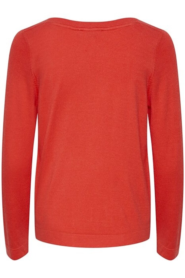 Cream CRDela knit pullover poppy red Cream