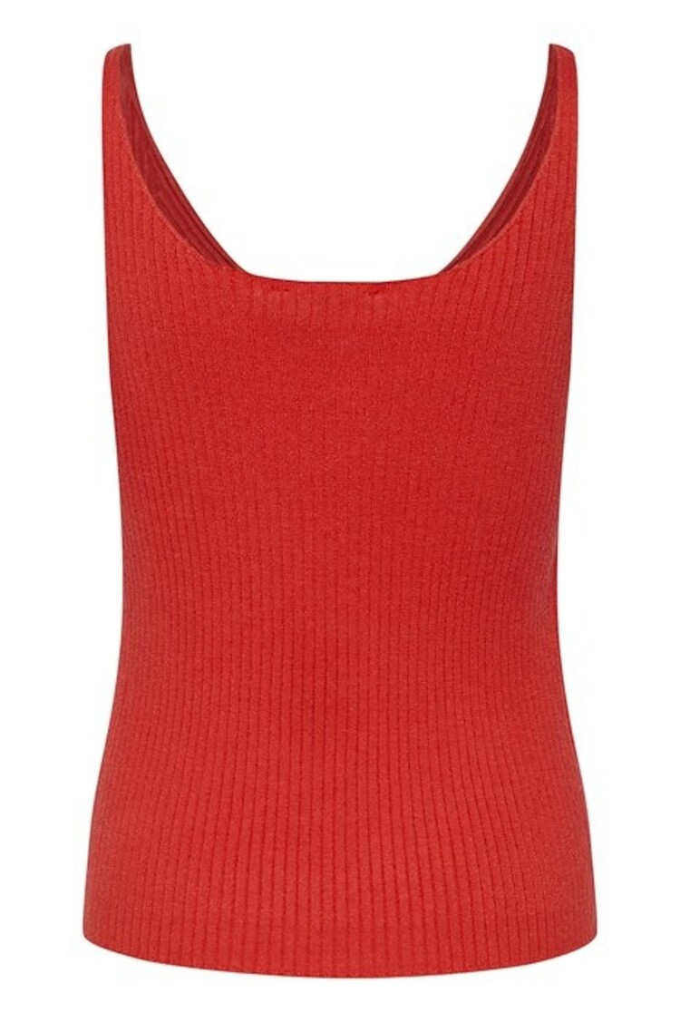 Cream CRDela knit top poppy red Cream