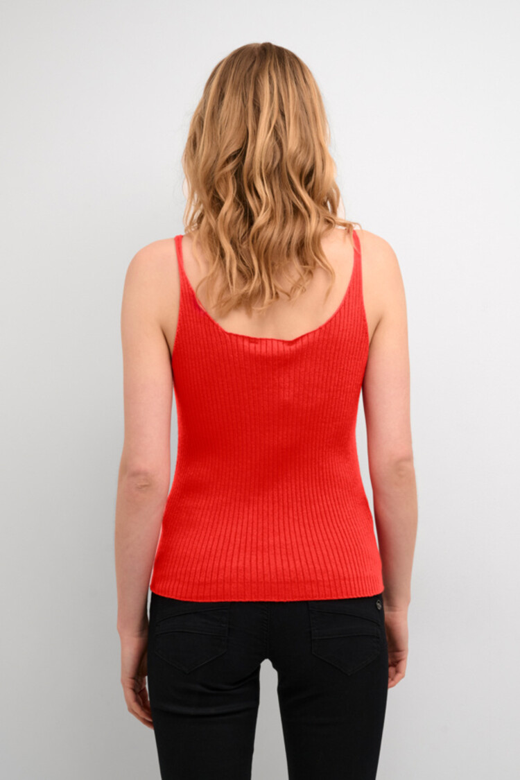 Cream CRDela knit top poppy red Cream