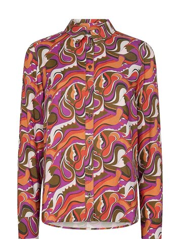 Mos Mosh Taylar pivot shirt vivid viola