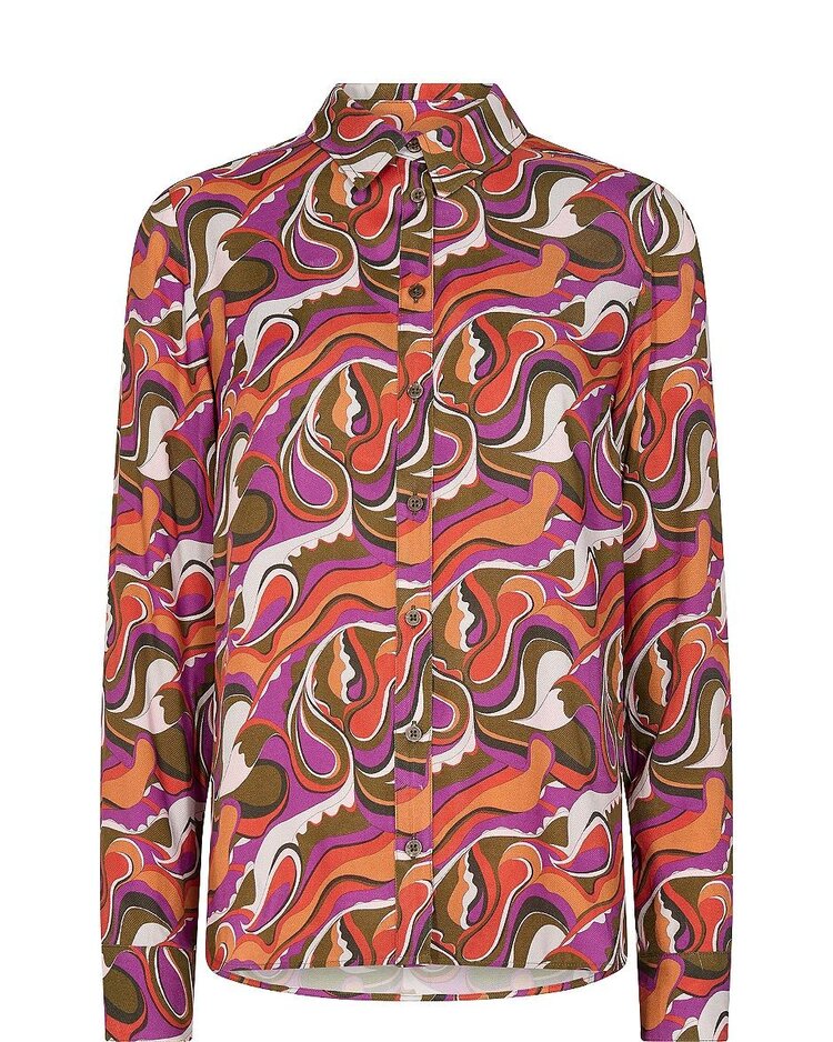 Mos Mosh MMTaylar pivot shirt vivid viola Mos Mosh