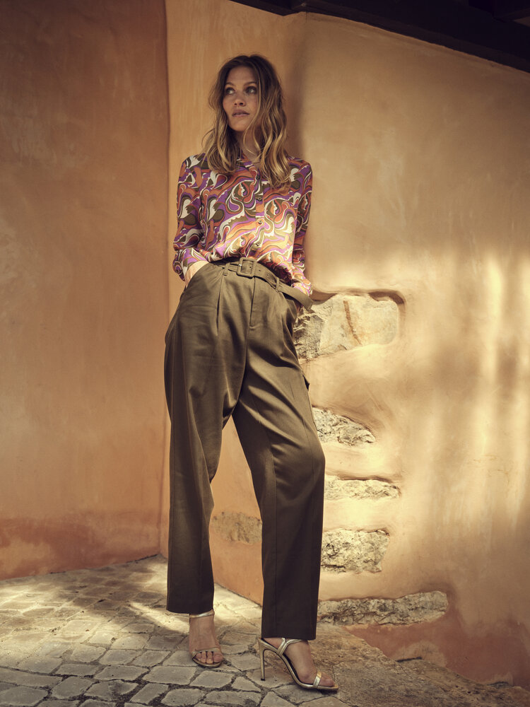 Mos Mosh MMTaylar pivot shirt vivid viola Mos Mosh